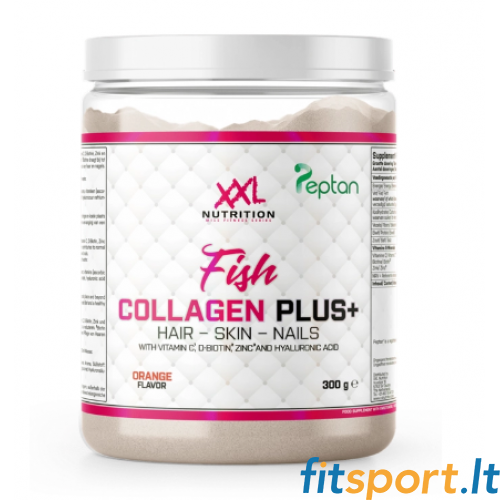 XXL Nutrition Fish Collagen+ 300 g. (1 tipo jūrinis žuvų kolagenas) 